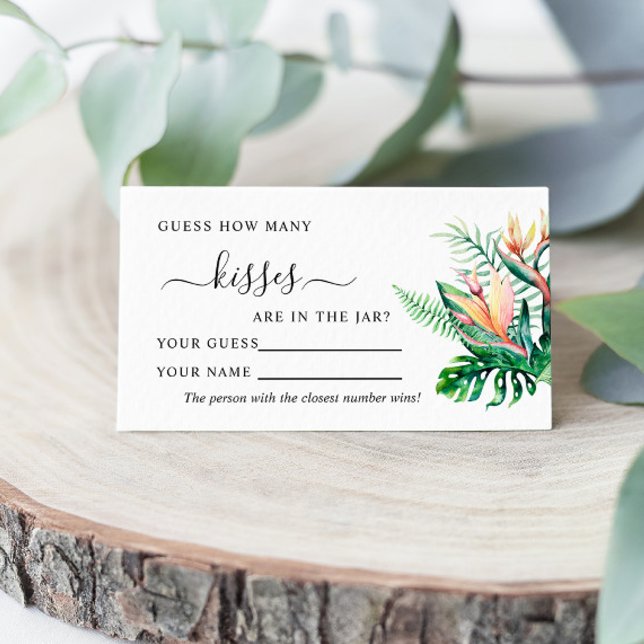 Fleurs tropicales Combien de cartes de jeu de bais (Créateur téléchargé)