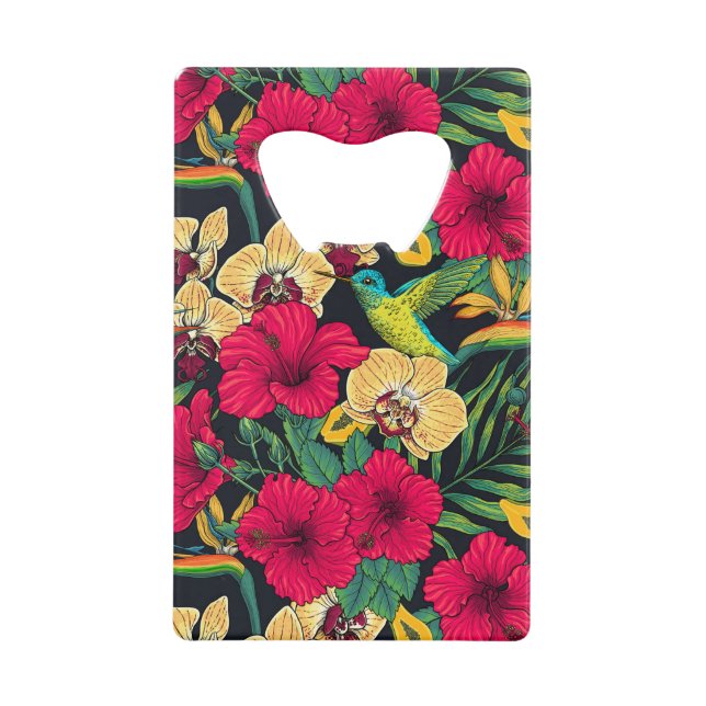 Fleurs tropicales et colibri - Botanica d'été (Devant)