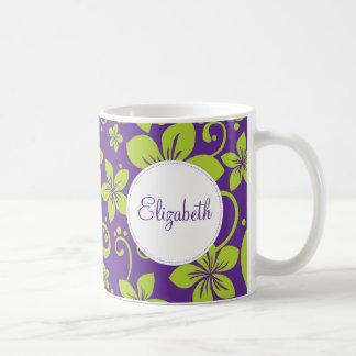 Fleurs tropicales Mug personnalisé