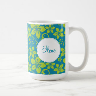 Fleurs tropicales Mug personnalisé