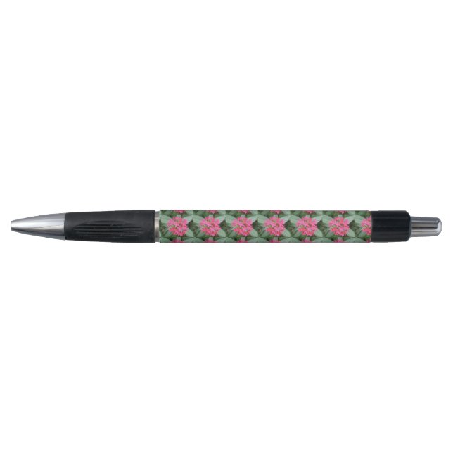 Fleurs tropicales roses brillantes Stylo (Devant)