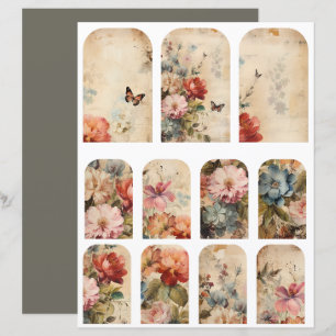 Fleurs Vintage Collage 2