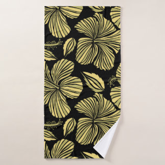 fleurs vintages et transparentes d'hibiscus tropic