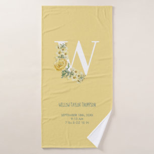 Fleurs Vintages jaunes Statistiques initiales de n