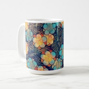 Fleurs Vintages primitives Art Mug Cup