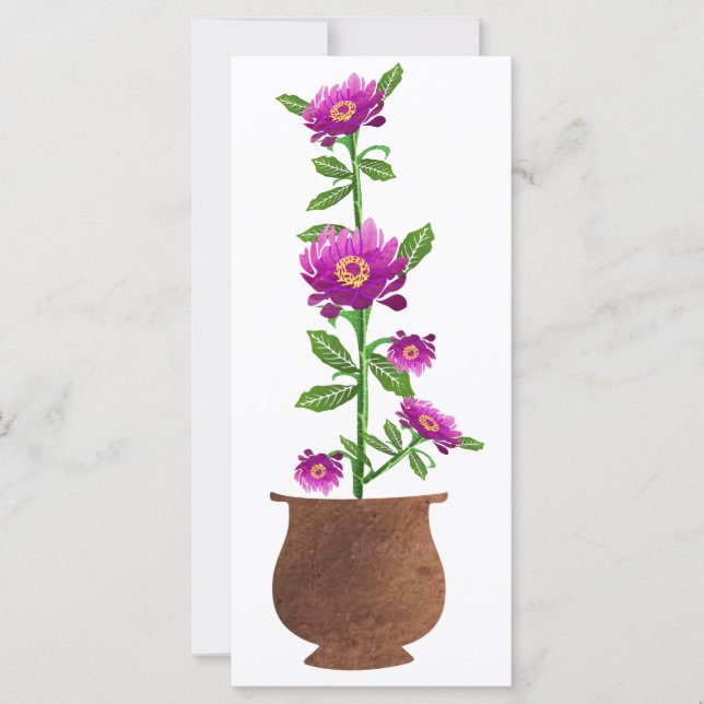 Fleurs violettes (Devant)