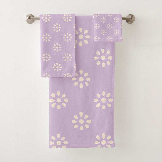 Fleurs violettes Lilac Boho Motif esthétique (En situation)