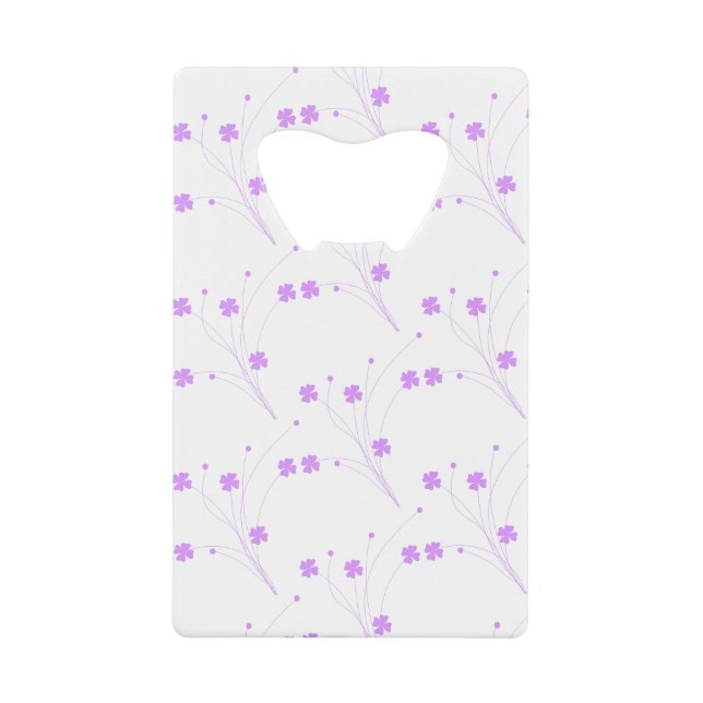 Fleurs violettes Lilac, Petite Impression Florale  (Devant)