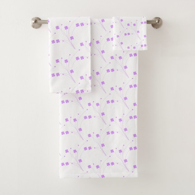 Fleurs violettes Lilac, Petite Impression Florale  (En situation)
