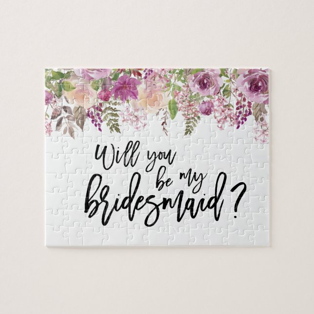 Fleurs violettes | Puzzle de propositions de Bride (Horizontal)