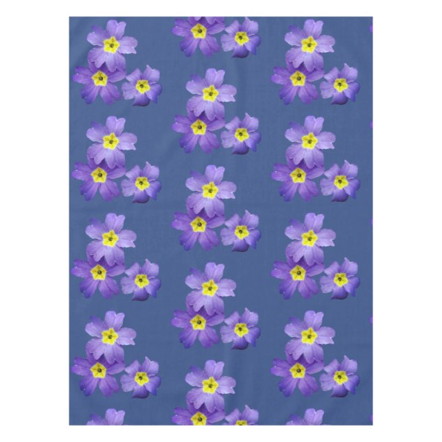 Fleurs violettes Sprunt de printemps Nappe (Devant)
