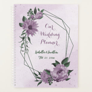 fleurs violettes verdure mariage botanique