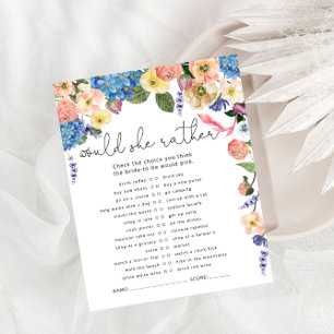 Fleurs Voudrait-Elle Plutôt Fête des mariées Jeu