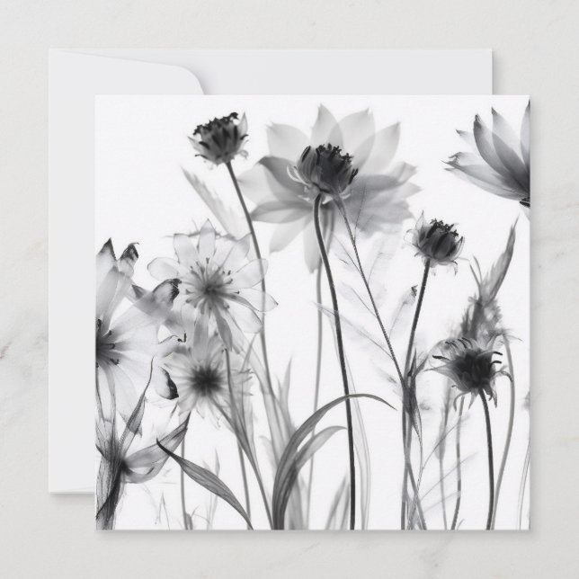 Fleurs X-Ray B&W (Devant)