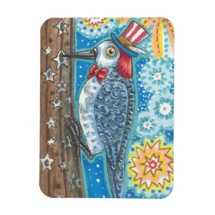 Flexible 4 juillet MAGNET PATRIOTIQUE EN BOIS