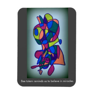 Flexible Abee Totem Magnet