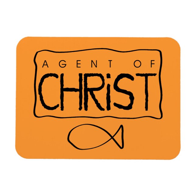 Flexible Agent de Christ Magnet (Horizontal)