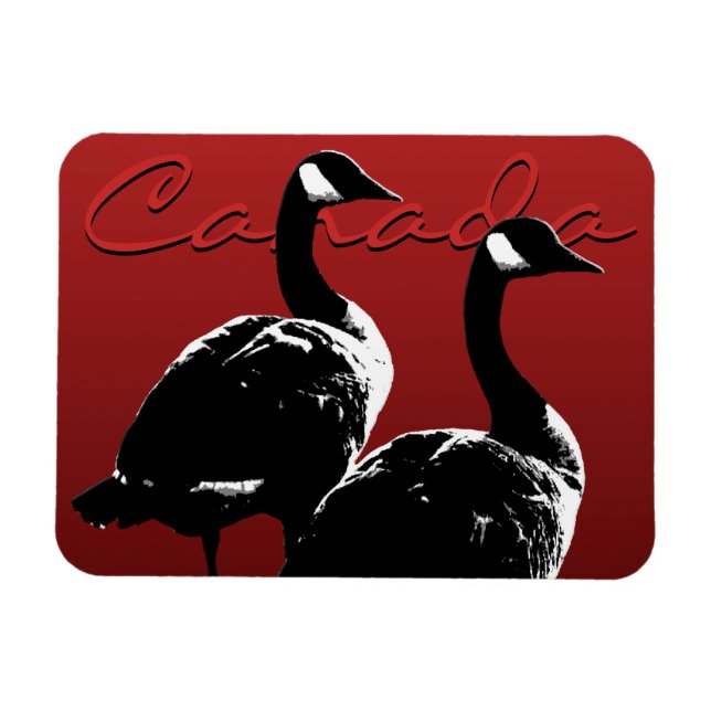 Flexible Aimants frigorifiques Canada Goose Magnet Canada (Horizontal)