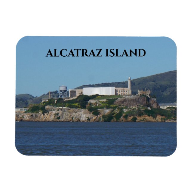 Flexible Alcatraz Island - San Francisco Photo Magnet (Horizontal)