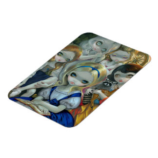 Flexible "Alice et les princesses Bouguereau" Flex Magnet
