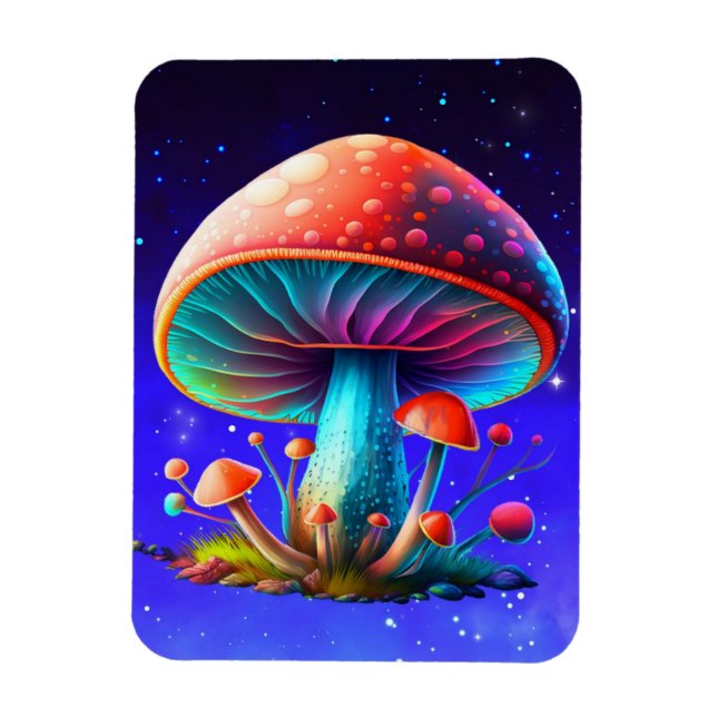 Flexible Amanita Muscaria Magnet (Vertical)