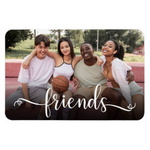 Flexible Amis Script Photo Magnet