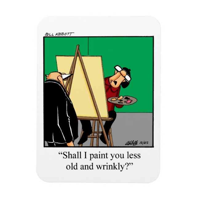 Flexible Anniversaire Sur La Colline Humour Magnet Cadeau (Vertical)