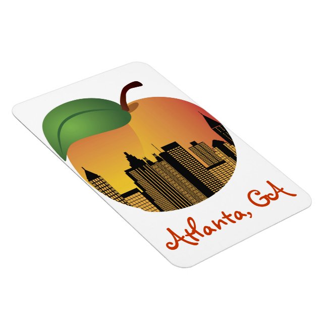Flexible Atlanta Georgia et Peach Magnet (Côté Droit)