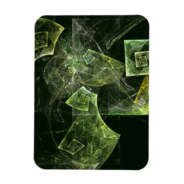 Flexible Balance tordue Magnet Art Abstrait Premium (Vertical)