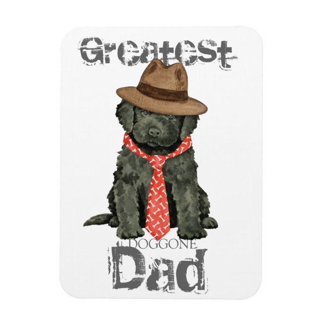 Flexible Barbet Papa Magnet (Vertical)