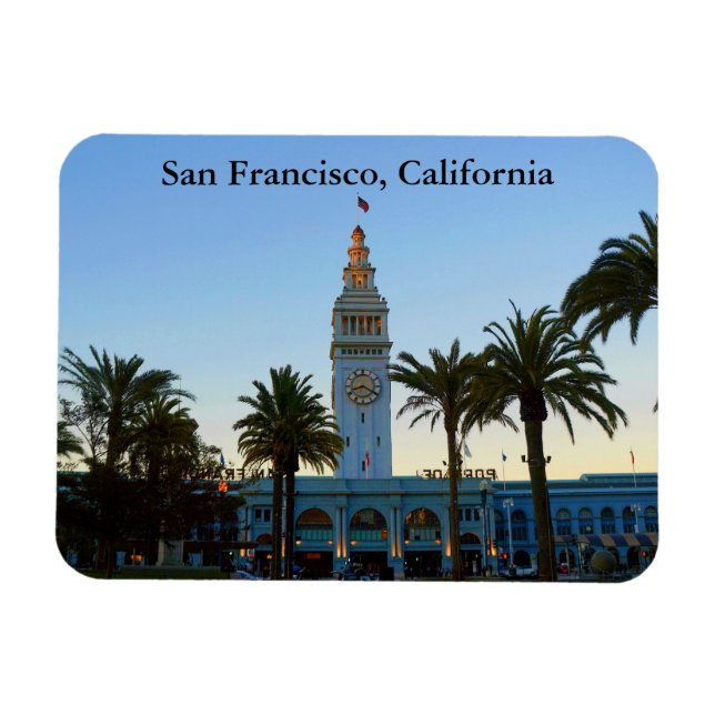 Flexible Bâtiment Ferry de San Francisco #11 Magnet (Horizontal)