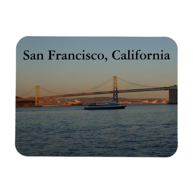Flexible Bay Bridge & Yerba Buena Island #3 Magnet (Horizontal)