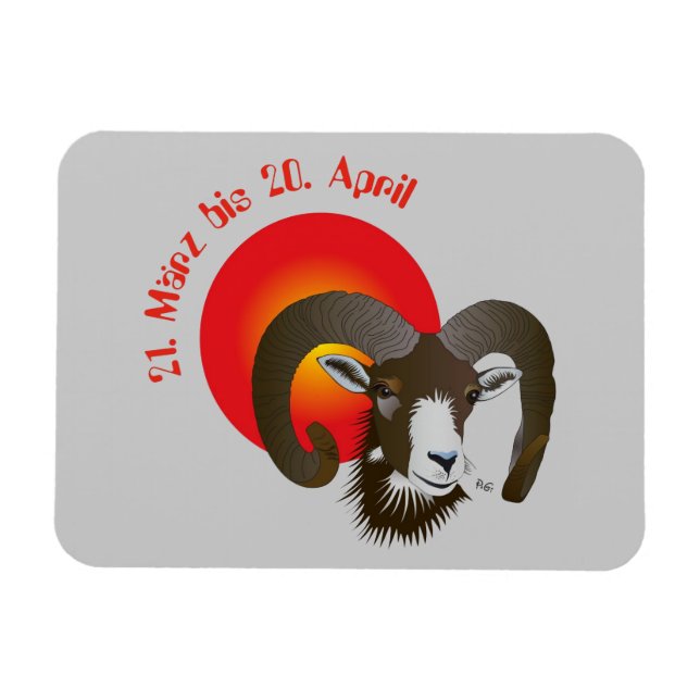 Flexible Bélier - Étoile Flexi Magnet (Horizontal)