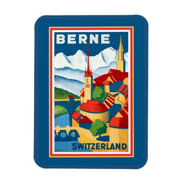 Flexible Berne, Suisse Magnet (Vertical)