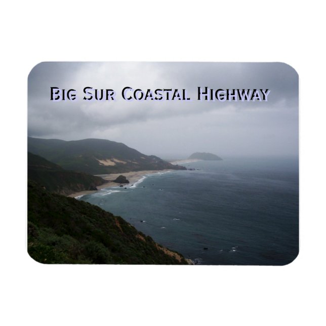 Flexible Big Sur Coast Magnet (Horizontal)