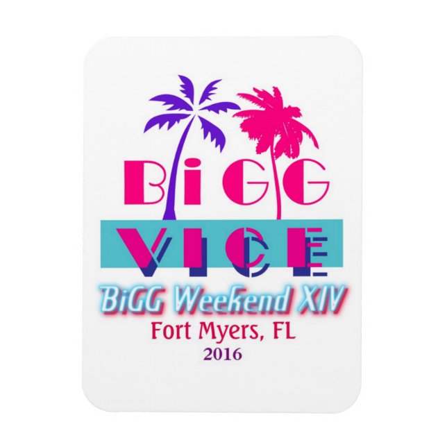 Flexible BiGG Weekend XIV Magnet (Vertical)