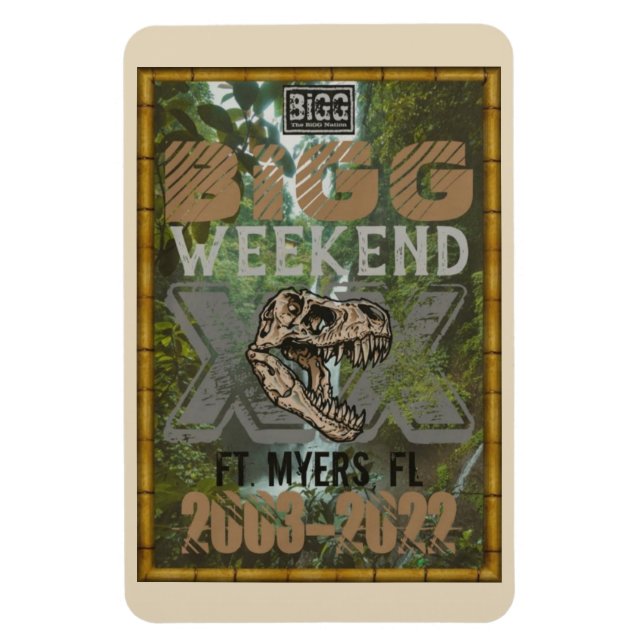 Flexible BiGG Weekend XX Magnet (Vertical)