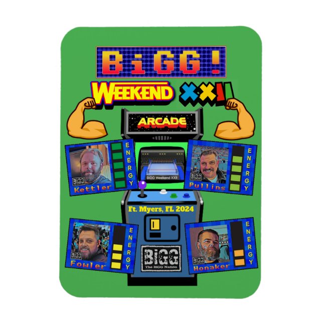 Flexible BiGG Weekend XXII Magnet (Vertical)
