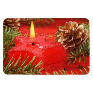 Flexible Bougie de Noël Magnet Premium