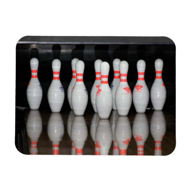 Flexible Bowling Pin Magnet (Horizontal)