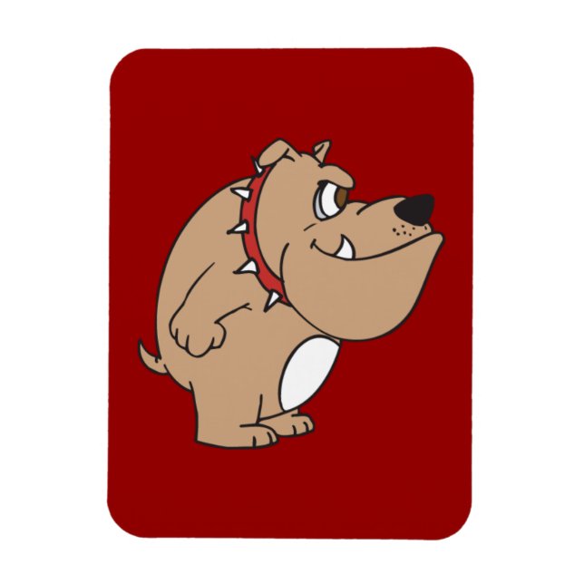 Flexible Bulldog Flex Magnet (Vertical)