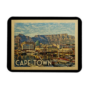 Flexible Cape Town Magnet Afrique du Sud Vintage voyage