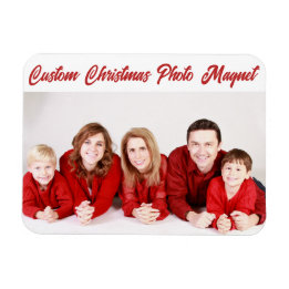 FLEXIBLE CARTE PHOTO PERSONNELLE DE NOËL MAGNET