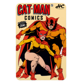 Flexible CAT-MAN Comics Retro Magnet