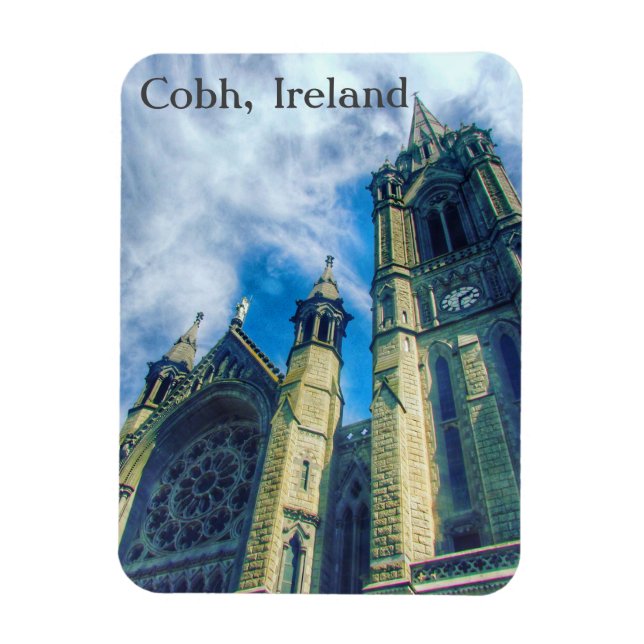 Flexible Cathédrale Saint-Colmans, Cobh Irlande Magnet (Vertical)