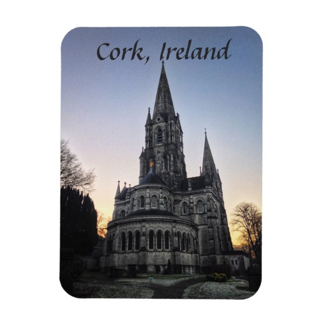 Flexible Cathédrale Saint-Fin Barre, Cork Ireland Magnet (Vertical)
