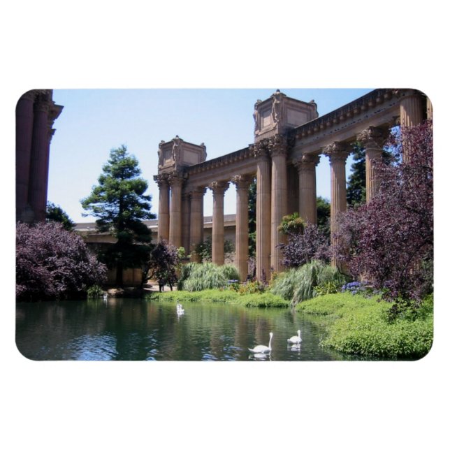Flexible Chansons de cygne Palais des Beaux-Arts Magnet pho (Horizontal)