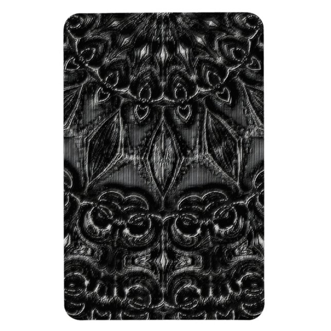 Flexible Charbon Mandala Magnet (Vertical)