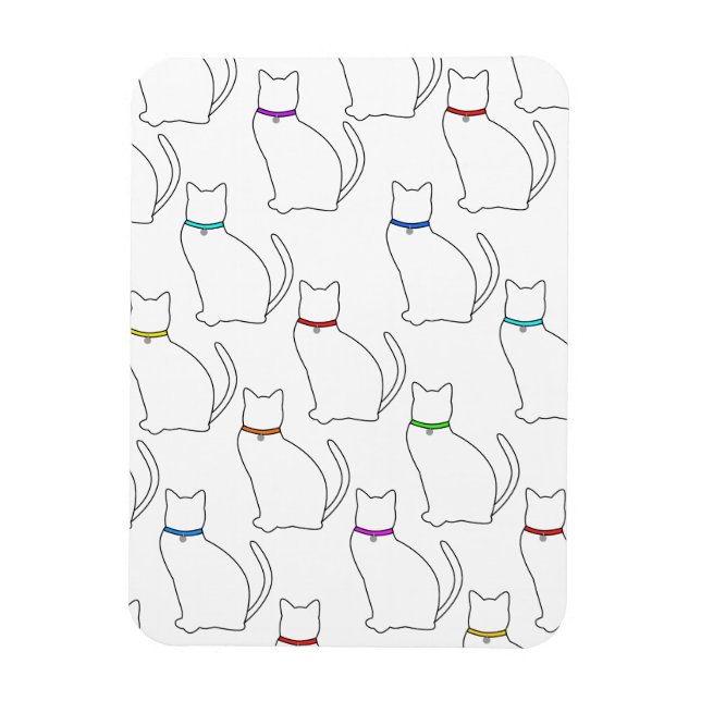 Flexible Chats et colliers Magnet personnalisé (Vertical)