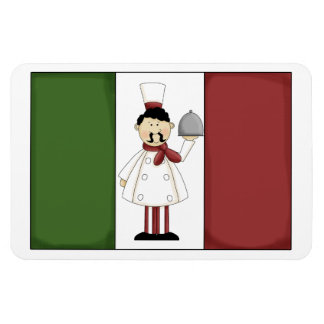 Flexible Chef italien #4 Premium Magnet